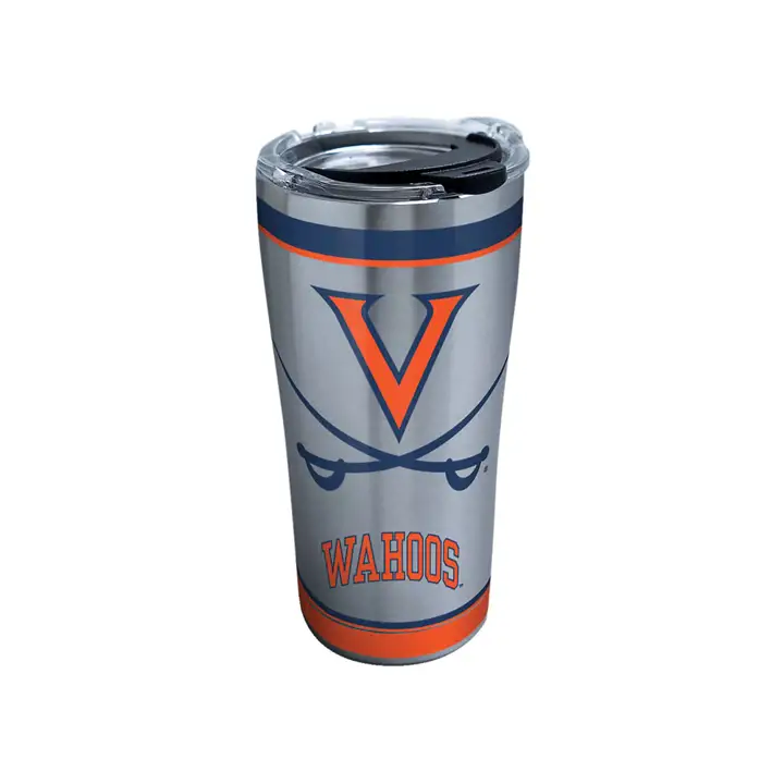 Gobelet en acier inoxydable Virginia Cavaliers 20 oz NCAA Tradition ARGENT