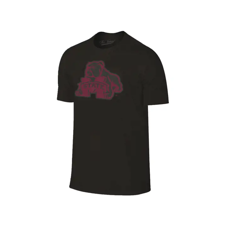 T-shirt bicolore noir « Black Out » des Bulldogs de Mississippi State (NCAA)