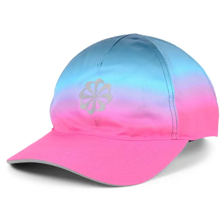 NIKE Casquette de course FTHLT GFX BLEU/ROSE
