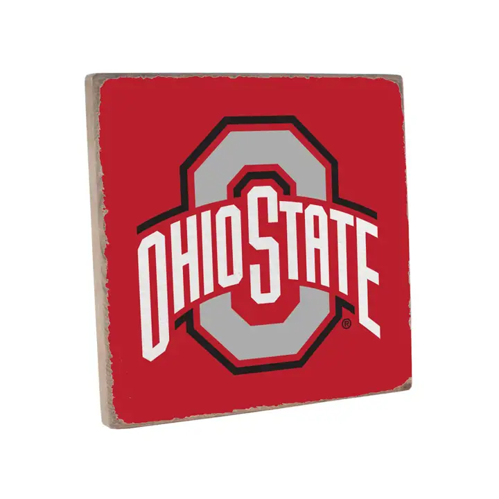 Ohio State Buckeyes CARRÉ VINTAGE - COULEUR DE L'ÉQUIPE Écarlate