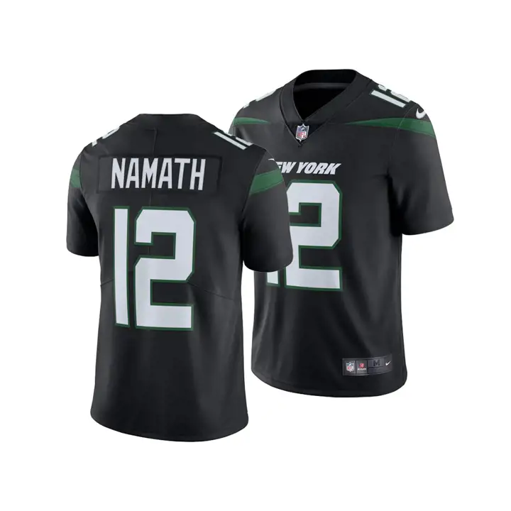 Maillot de joueur retraité limité NFL des Jets de New York Joe Namath