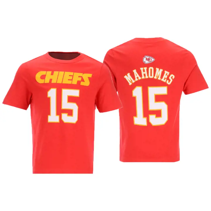 T-shirt Enfant NFL Chiefs Pat Mahomes Rouge