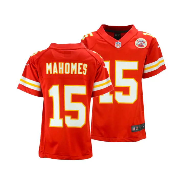 Maillot de jeu NFL Enfant CHIEFS Pat Mahomes rouge