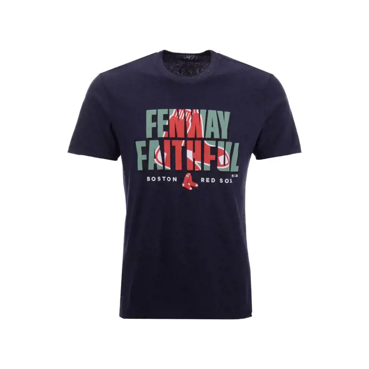 T-shirt Logo Club MLB RED SOX Fenway Park marine