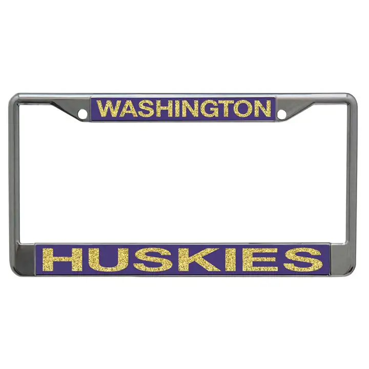 Cadre laser Washington Huskies - P/G ARGENT/vio