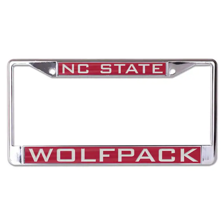 Cadre gravé au laser N.C. State Wolfpack - A/G ARG/rouge