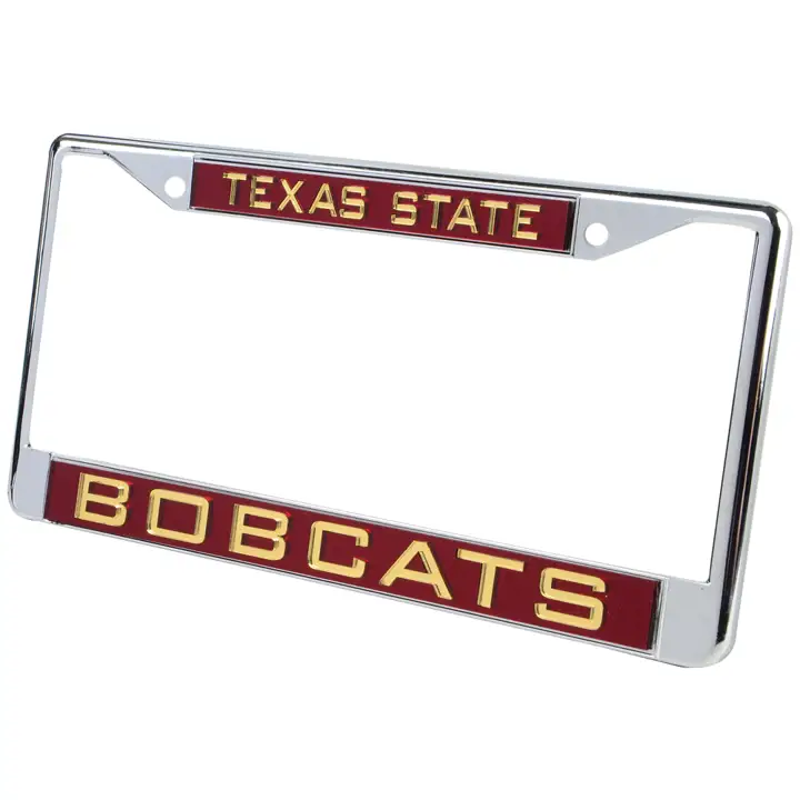 Cadre de plaque d'immatriculation Texas State - A/L ARGT/mar
