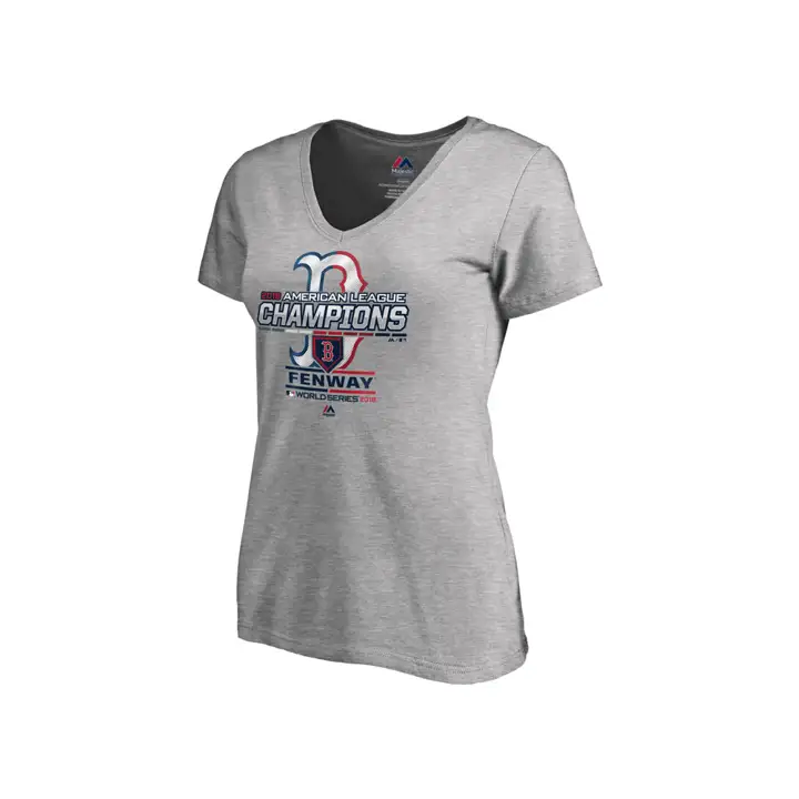 T-shirt Boston Red Sox MLB Femme Championnes de la ligue 18 h-gris