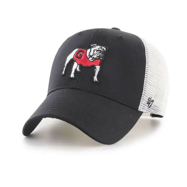 Casquette trucker en maille NCAA Branson des Georgia Bulldogs NOIR/BLANC