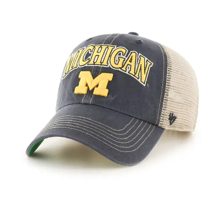 Michigan Wolverines NCAA Tuscaloosa Mesh Clean Up MARINE/KHA