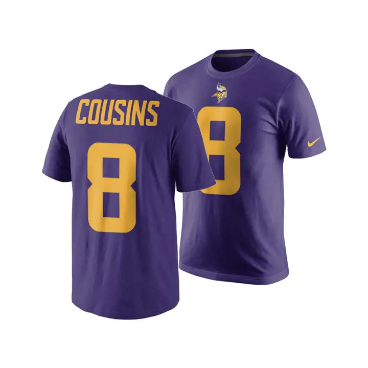 Cousins MINNESOTA VIKINGS NFL Pride N/N Inscription 3.0 Couleur R