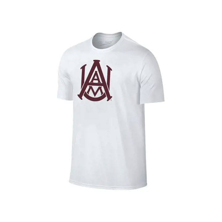 T-shirt NCAA Big Logo Alabama A&M Bulldogs 2F WHT