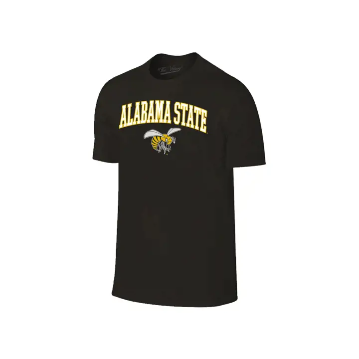 T-shirt à logo moyen Alabama State Hornets 2F NCAA BLK