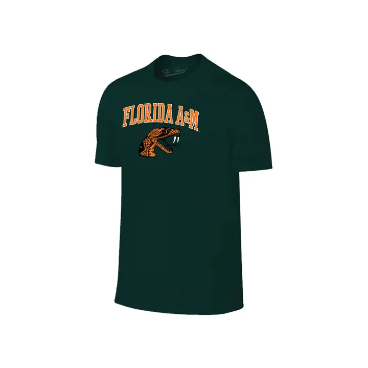 T-shirt Florida A&M Rattlers 2F NCAA Logo Taille Moyenne VERT