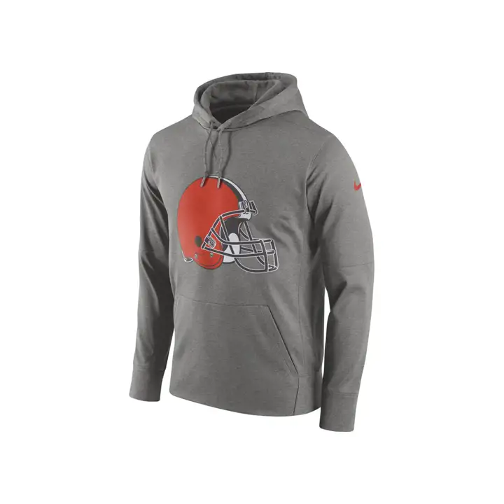 BROWNS NFL Sweat à capuche essentiel avec logo "Perf Circuit" gris