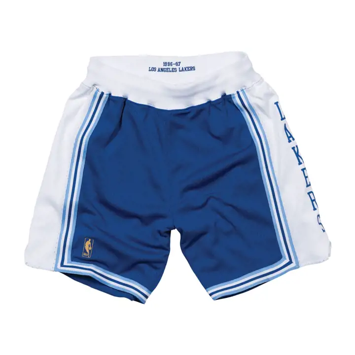 LAKERS NBA M&N Short Swingman bleu
