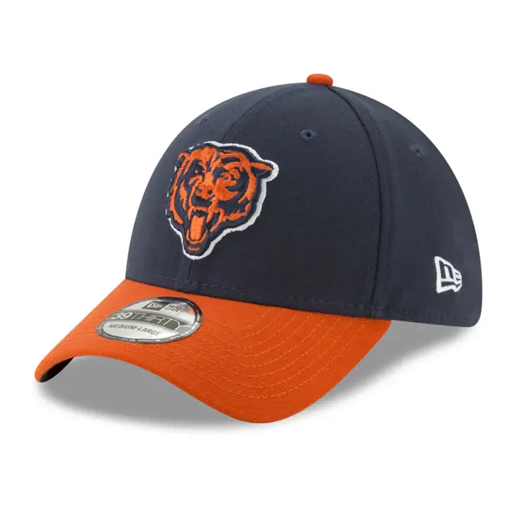 Chicago Bears NFL NOUVELLE Équipe Classique 39Thirty MARINE/ORANGE