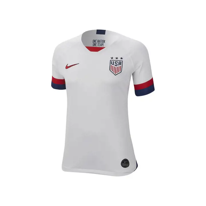 Maillot de stade domicile Coupe du Monde Féminine 19 de l'équipe nationale de football féminine des États-Unis