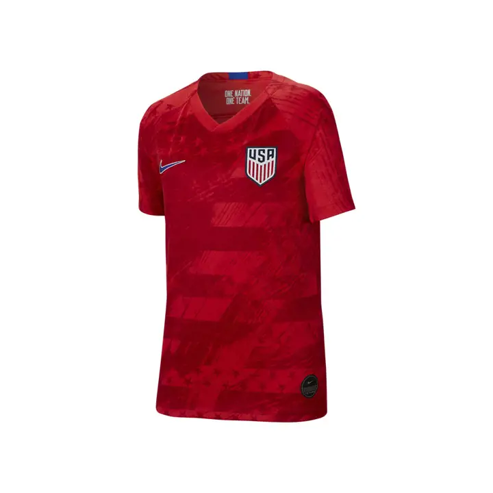 Maillot de foot extérieur stade USA SOCCER équipe nationale jeunesse 19 Rouge