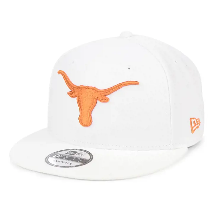 Casquette ajustable 9FIFTY Texas Longhorns NCAA Core blanche