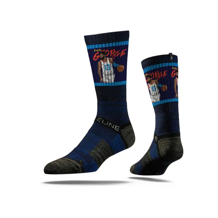 Chaussettes NBA Stideline NBA Action Crew bleu marine/lbl