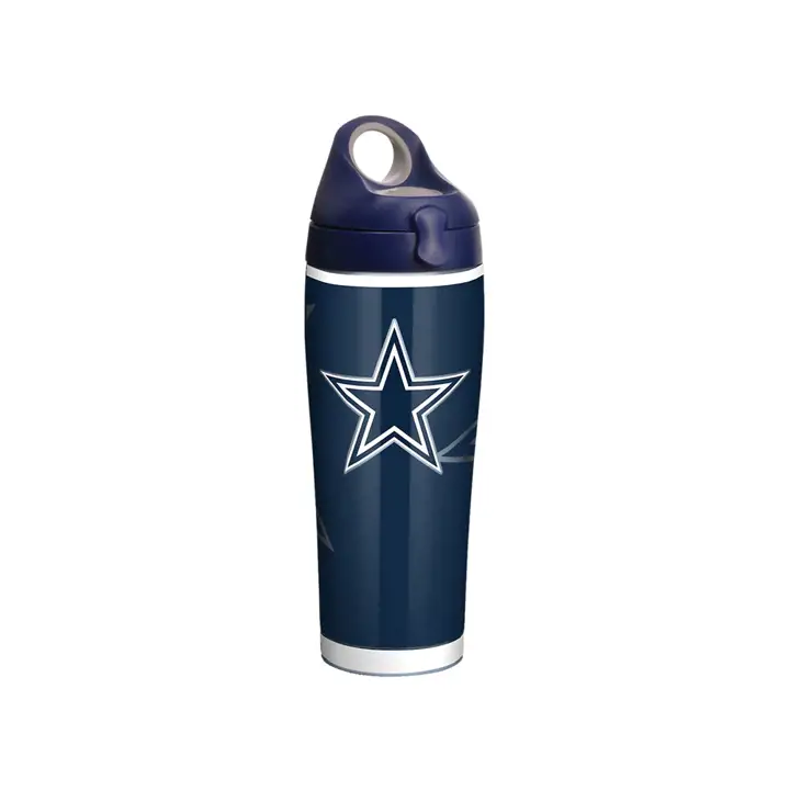 Dallas Cowboys gourde 710 ml NFL Rush en acier inoxydable bleu marine/argent