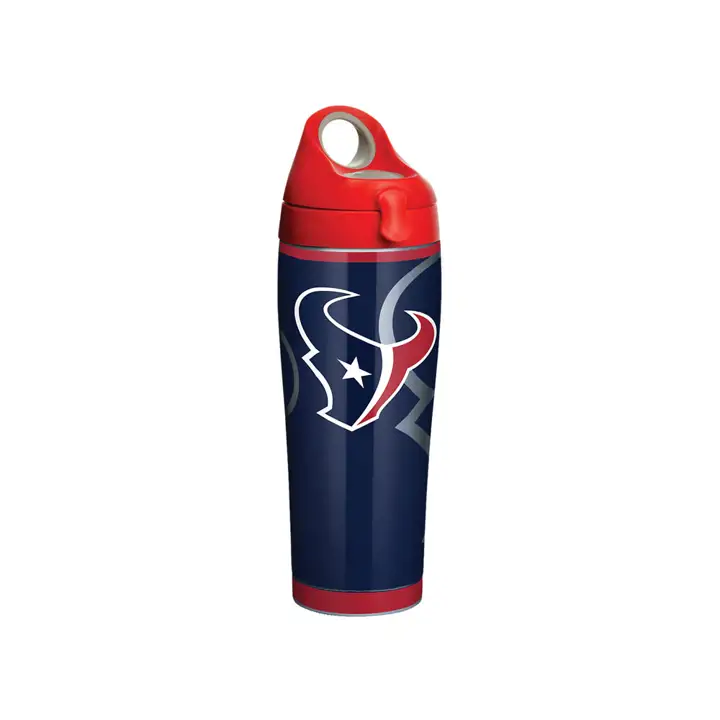 Gourde en acier inoxydable Houston Texans 710 ml NFL Rush bleu marine/rouge