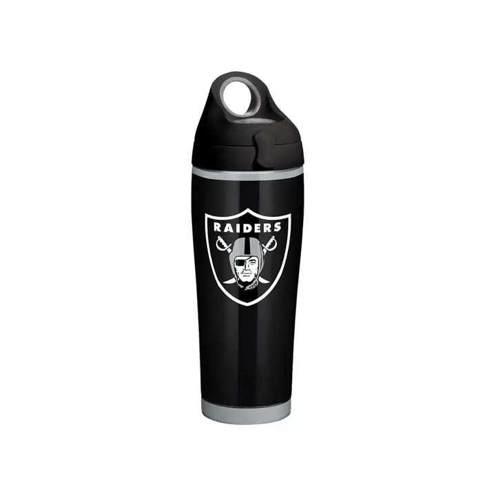 Gourde NFL Rush Raiders de Las Vegas en acier inoxydable 700 ml Argent/noir