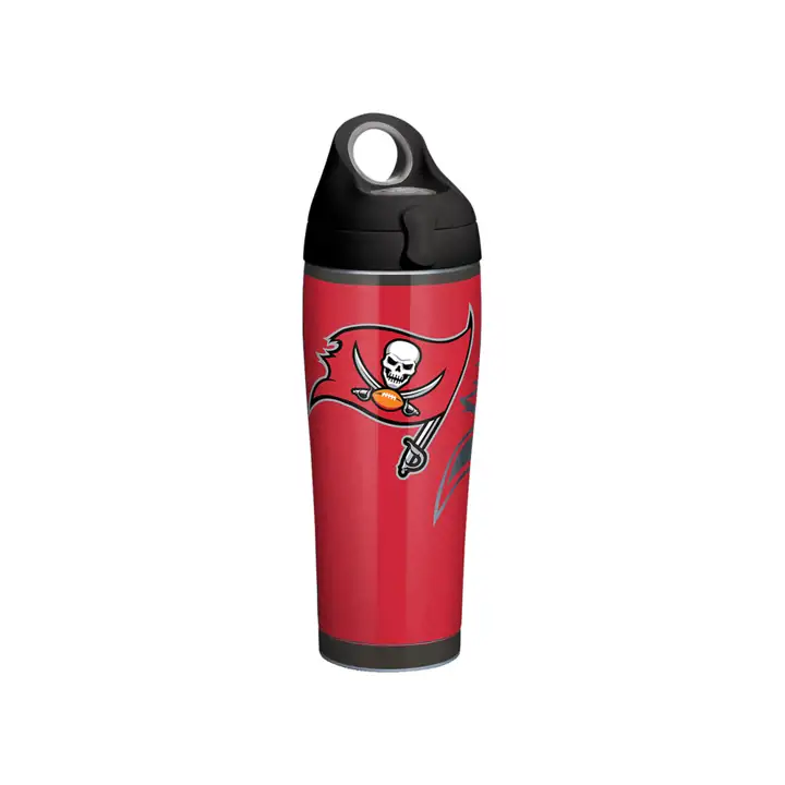 Bouteille d'eau en acier inoxydable Tampa Bay Buccaneers 24 oz NFL Rush Argent/r