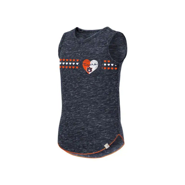 Débardeur Cœur Vieilli Auburn Tigers NCAA pour Jeunes Filles MARINE