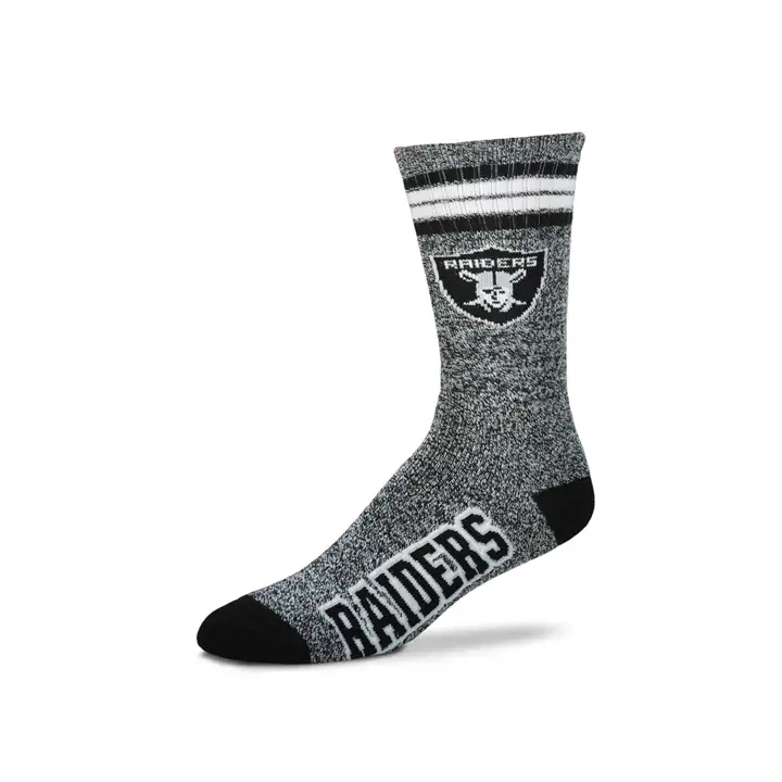 Casquette Deuce 4 rayures marbrée LV Raiders Gris Heather
