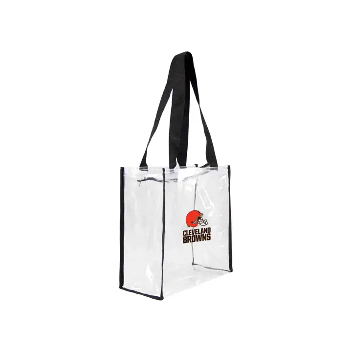 BROWNS Fourre-tout zippé carré transparent