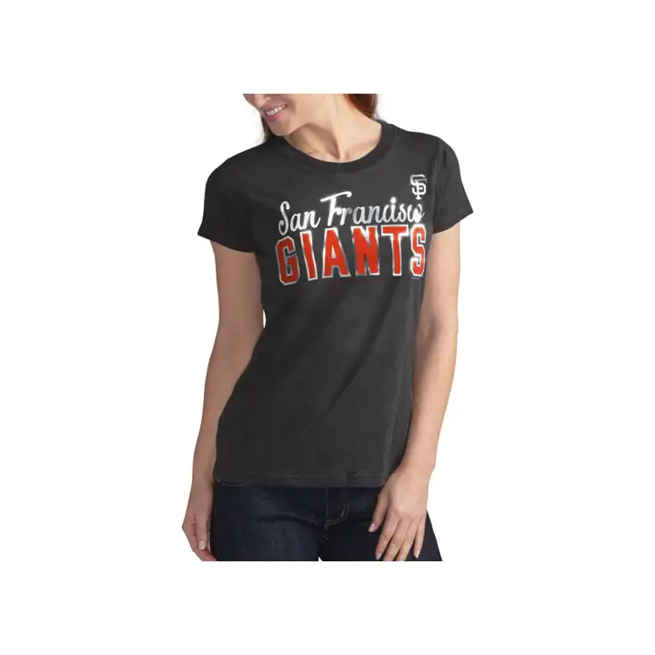 T-shirt femme MLB San Francisco Giants Homeplate 19 NOIR