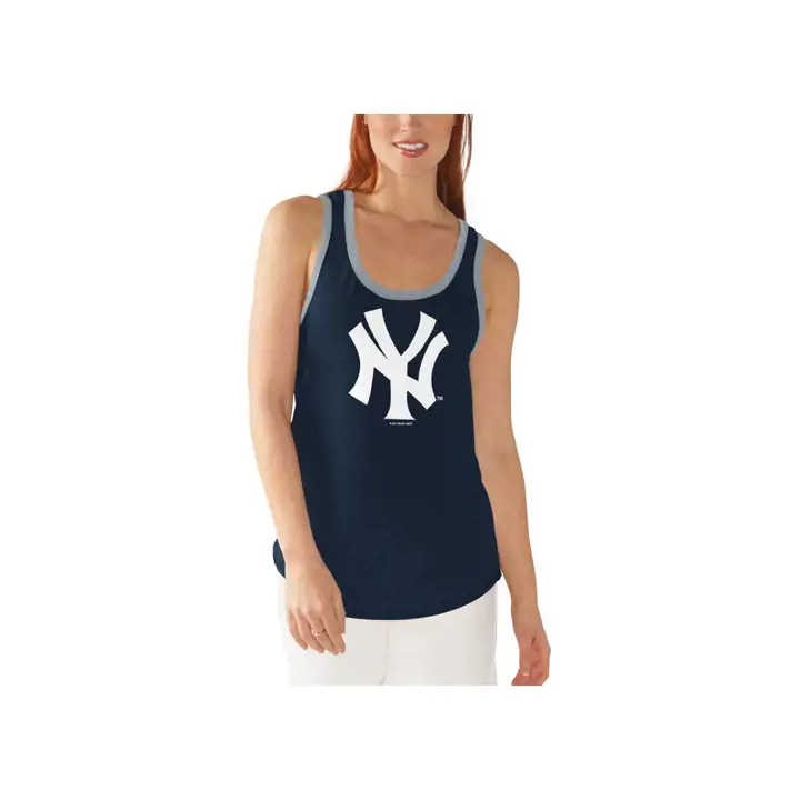 Débardeur New York Yankees MLB Femme Collection Clubhouse 19 Bleu Marine