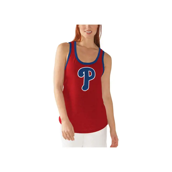 Philadelphia Phillies MLB Débardeur Femme Clubhouse 19 ROUGE