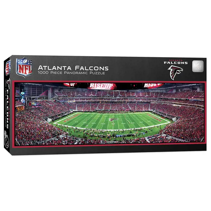 "Casse-tête panoramique des Falcons d'Atlanta de 1000 pièces (33 cm x 99 cm) AST"