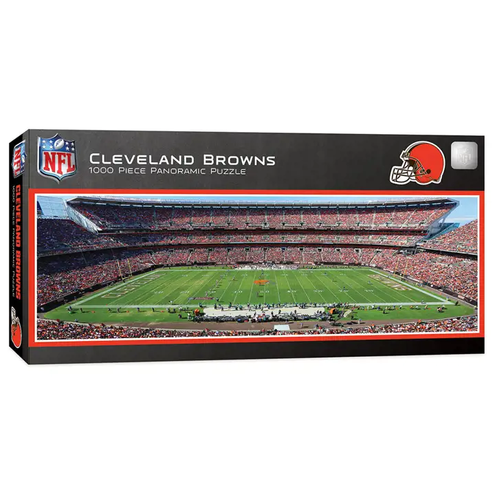 "Puzzle panoramique Cleveland Browns 1000 pièces 33 x 99 cm AST"