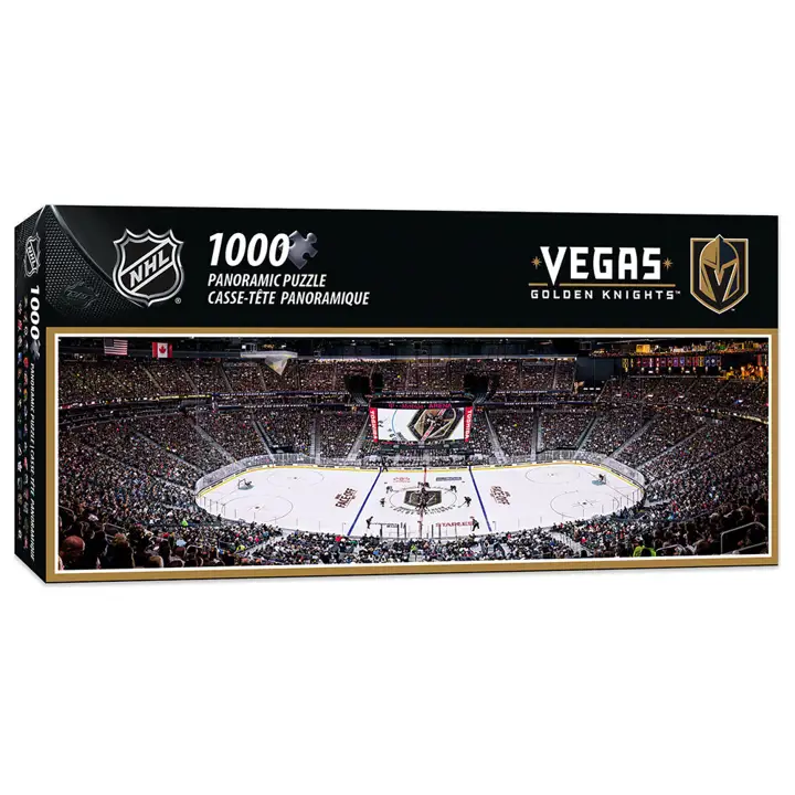 "Puzzle panoramique Vegas Golden Knights 1000 morceaux 33 x 99 cm AST"