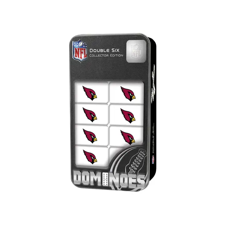 Dominos des Arizona Cardinals blanc/noir/rouge