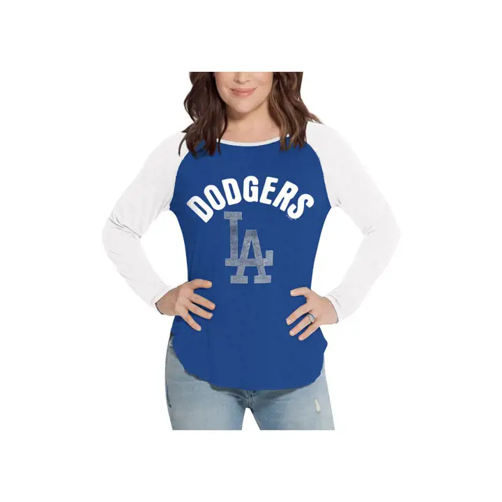 T-shirt Femme manches longues MLB Los Angeles Dodgers Touch 19 RBL/WHT