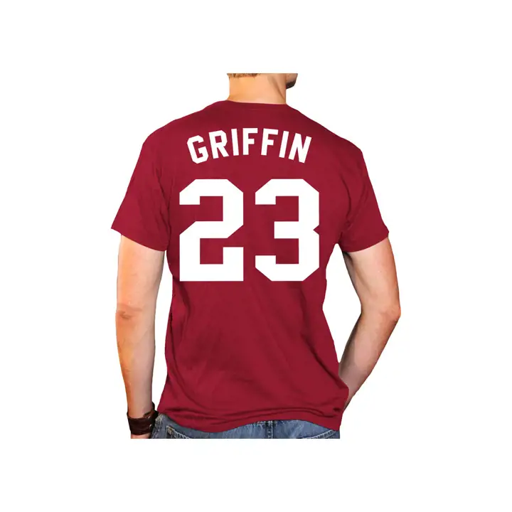 T-shirt de basketball rétro NCAA Griffin Oklahoma Sooners N&N