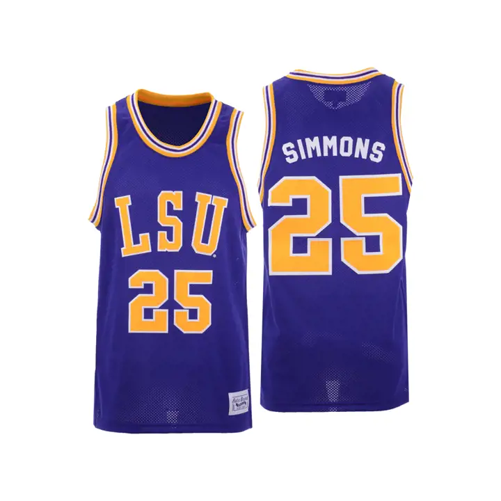 Maillot rétro NCAA Simmons L.S.U. VIO