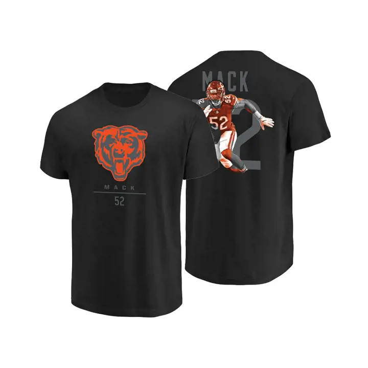 T-shirt Ours NFL Joueur Célèbre Khalil Mack noir