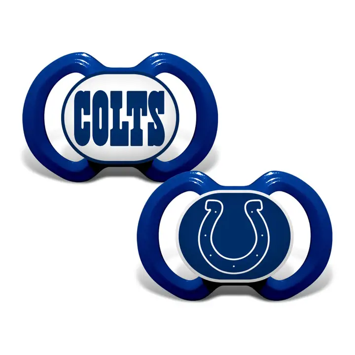 Sucette Indianapolis Colts, lot de 2, bleu/blanc