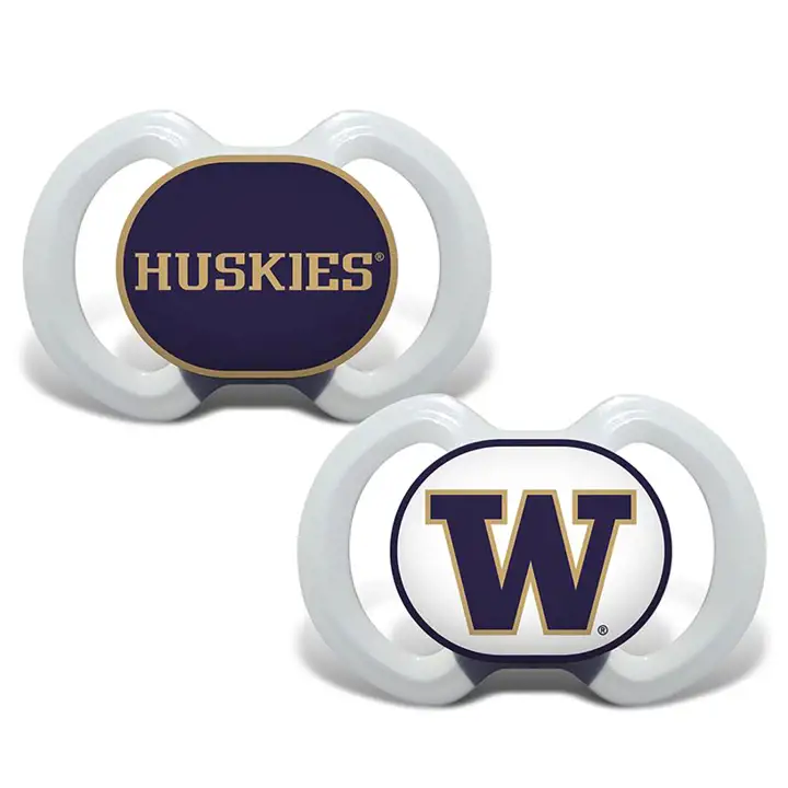 Sucette Washington Huskies 2 paquets assortis