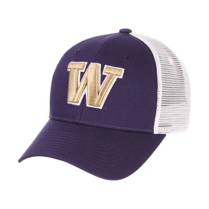 Washington Huskies NCAA Casquette Trucker Big Rig pur/blc