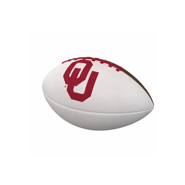 Ballon de football autographié de taille réglementaire Oklahoma