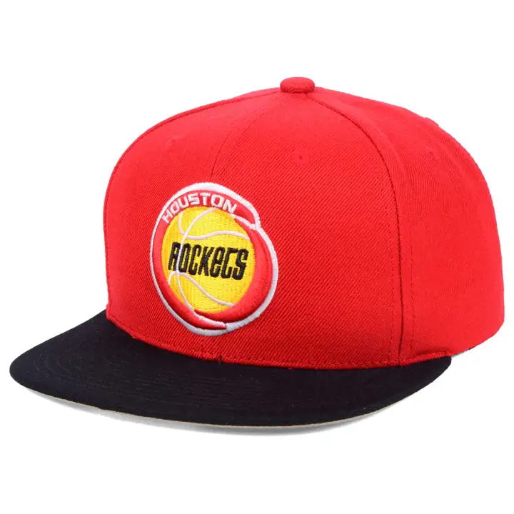 Casquette snapback basique Houston Rockets NBA MN rouge et noire