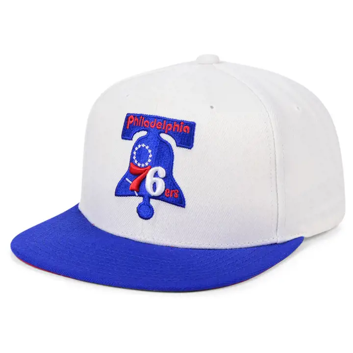 Casquette NBA Philadelphia 76ers MN Basic SH Snapback BLANC/RBL