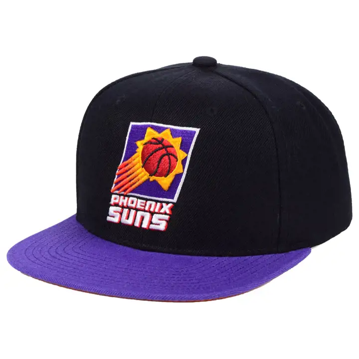 Phoenix Suns NBA MN Casquette ajustée basique noire/violette
